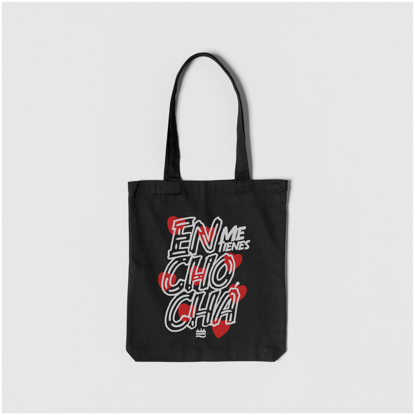 Totebag negro ''Me tienes enchocha"