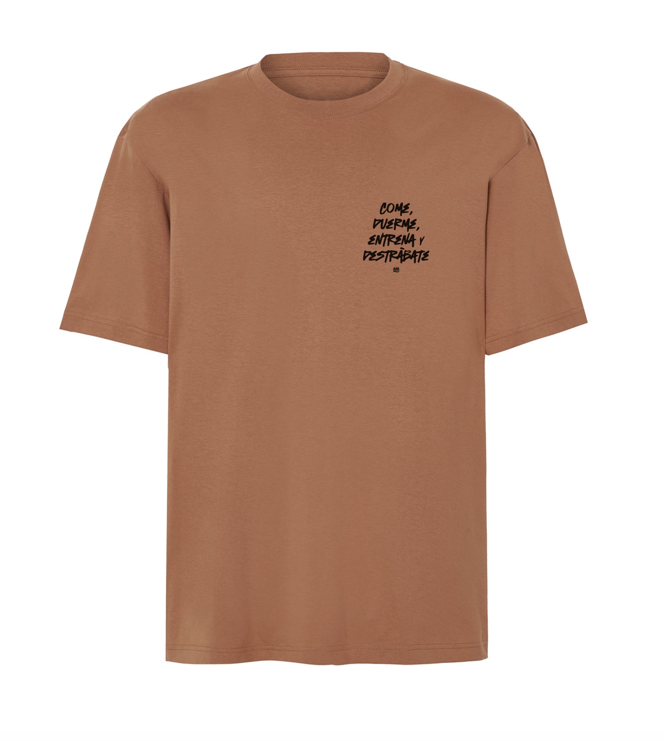 Camiseta oversize MR ''Come, duerme, entrena y destrábate''