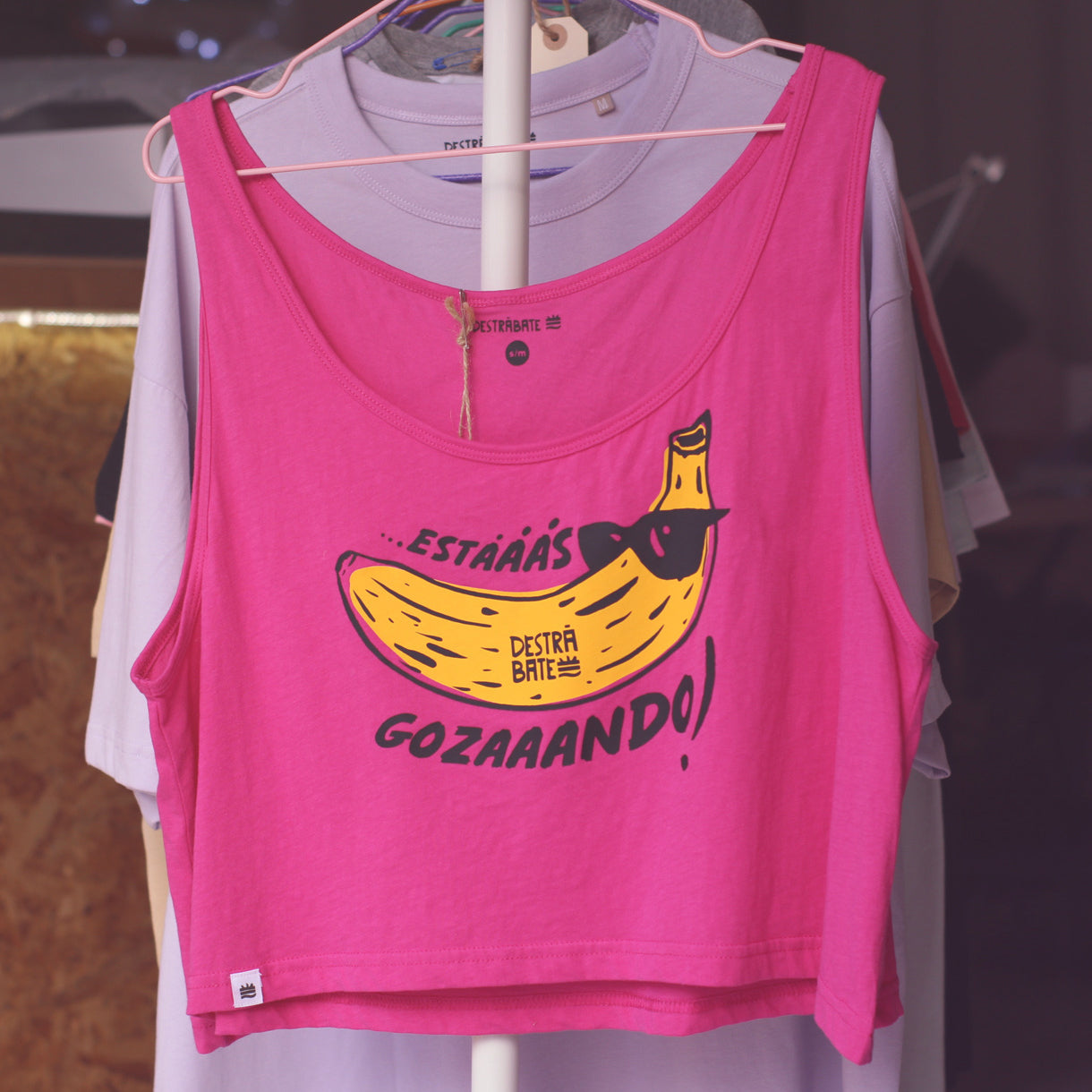 Top tirantes ''Estás gozando''