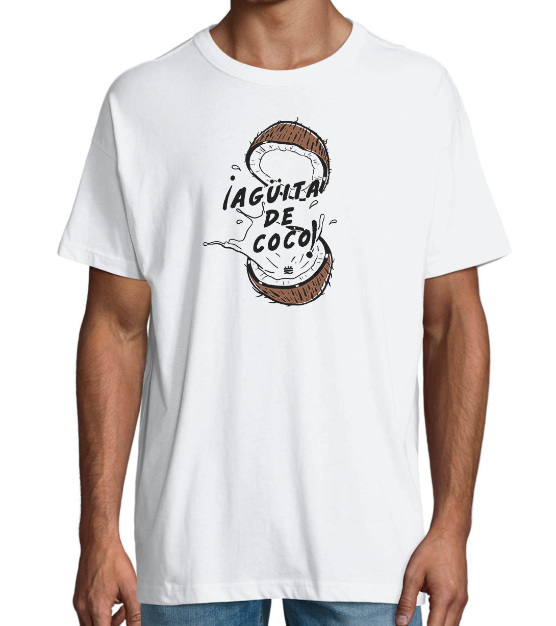 Camiseta oversize ''Agüita de coco''