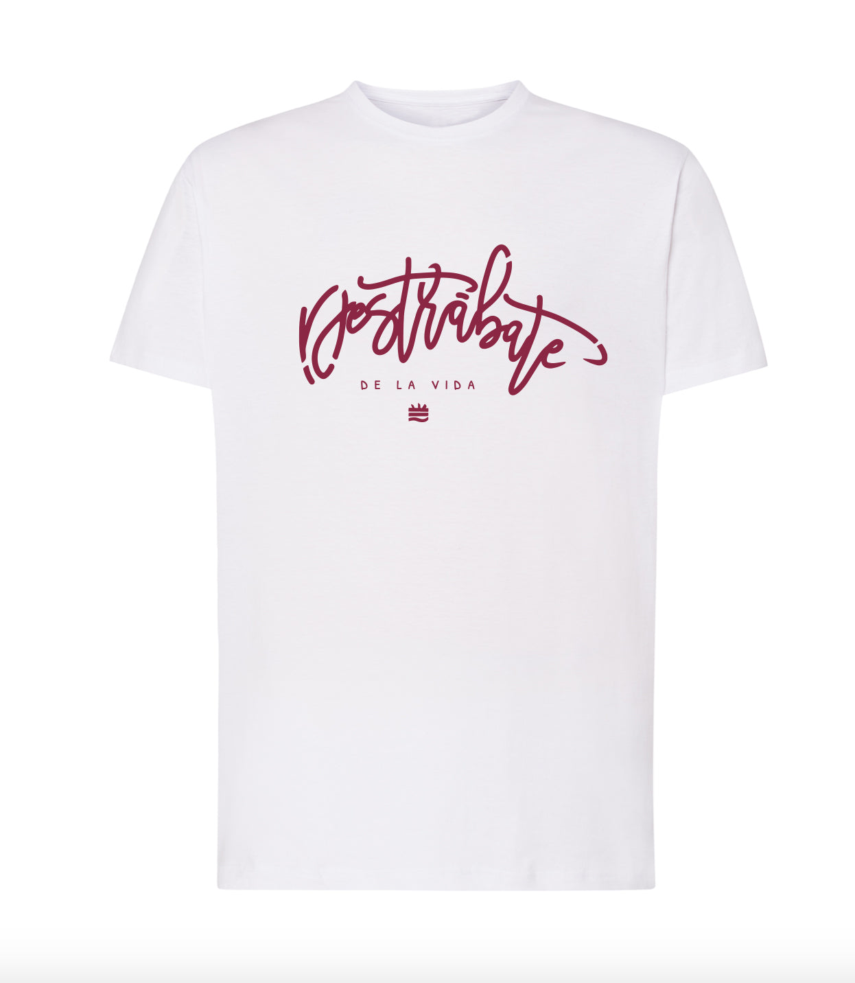 Camiseta corte regular ''Destrábate de la vida''