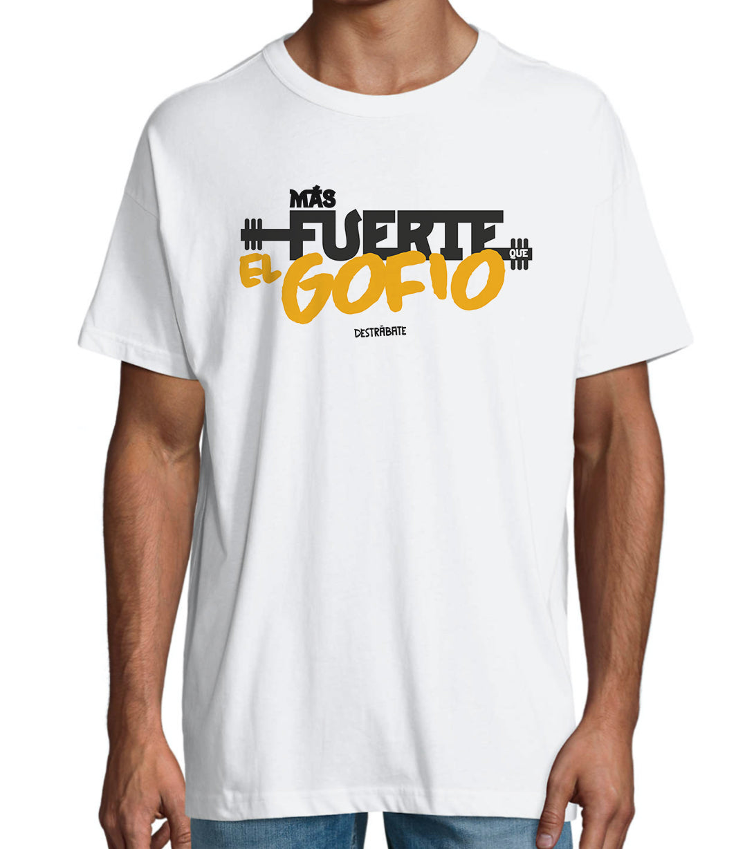 Camiseta oversize ''Más fuerte que el gofio''