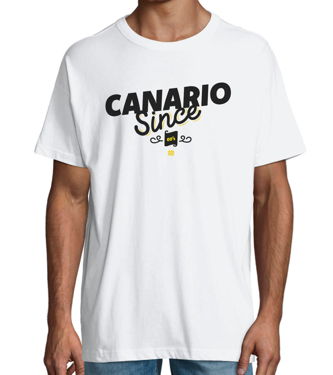 Camiseta oversize ''Canario Since 80s, 90s, 00s''