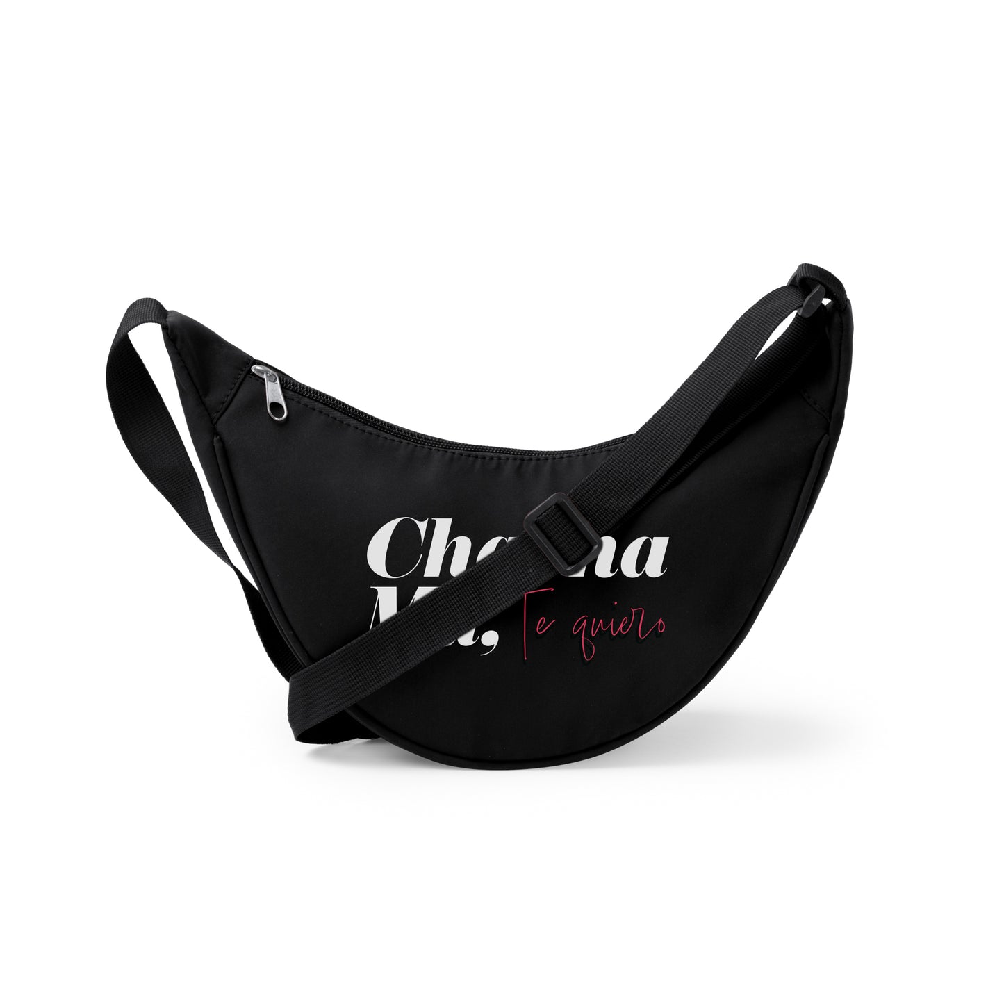 Bolso/Riñonera Negra "Chacha, Ma"