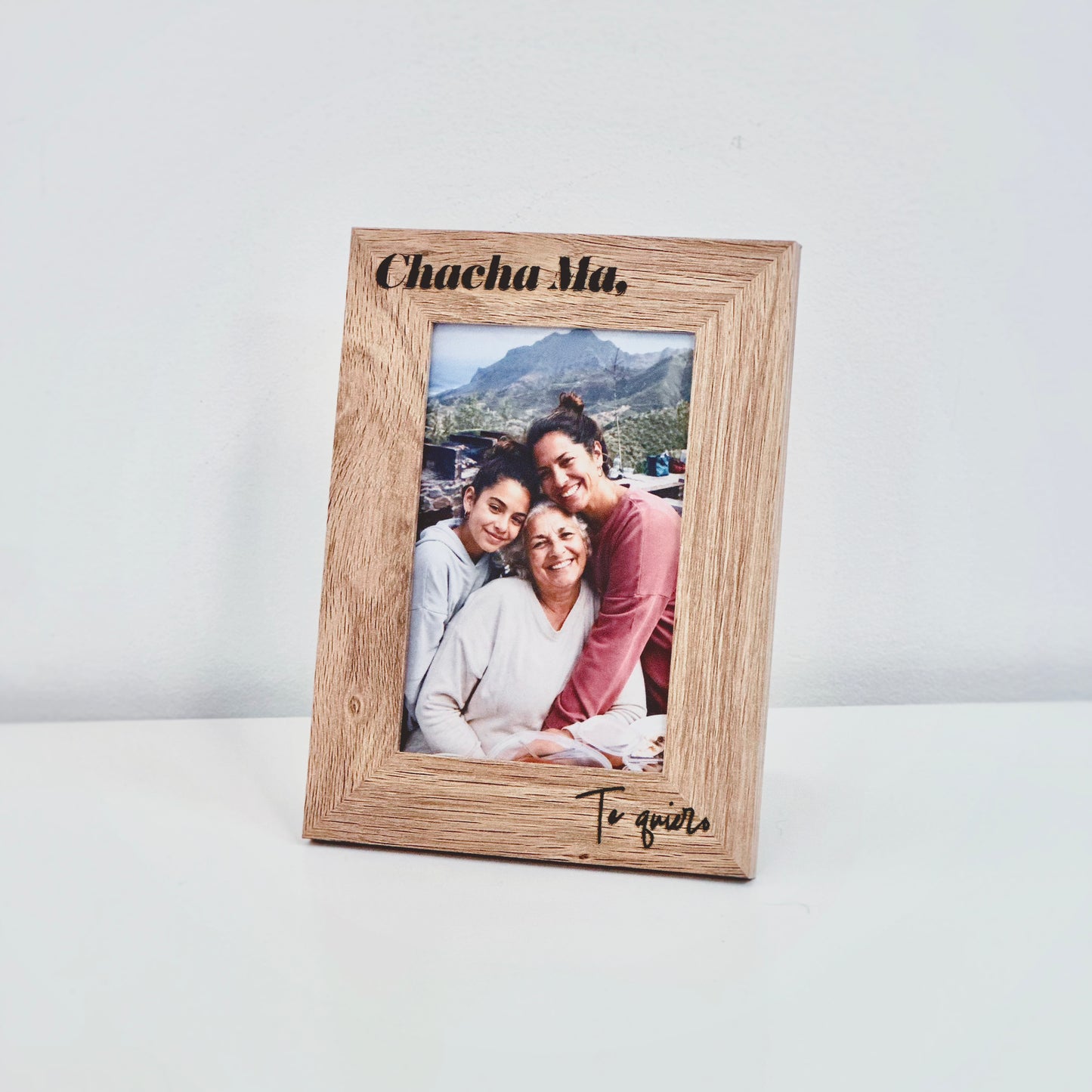 PD Marco para fotografías 10x15 "Chacha Ma, Te Quiero"