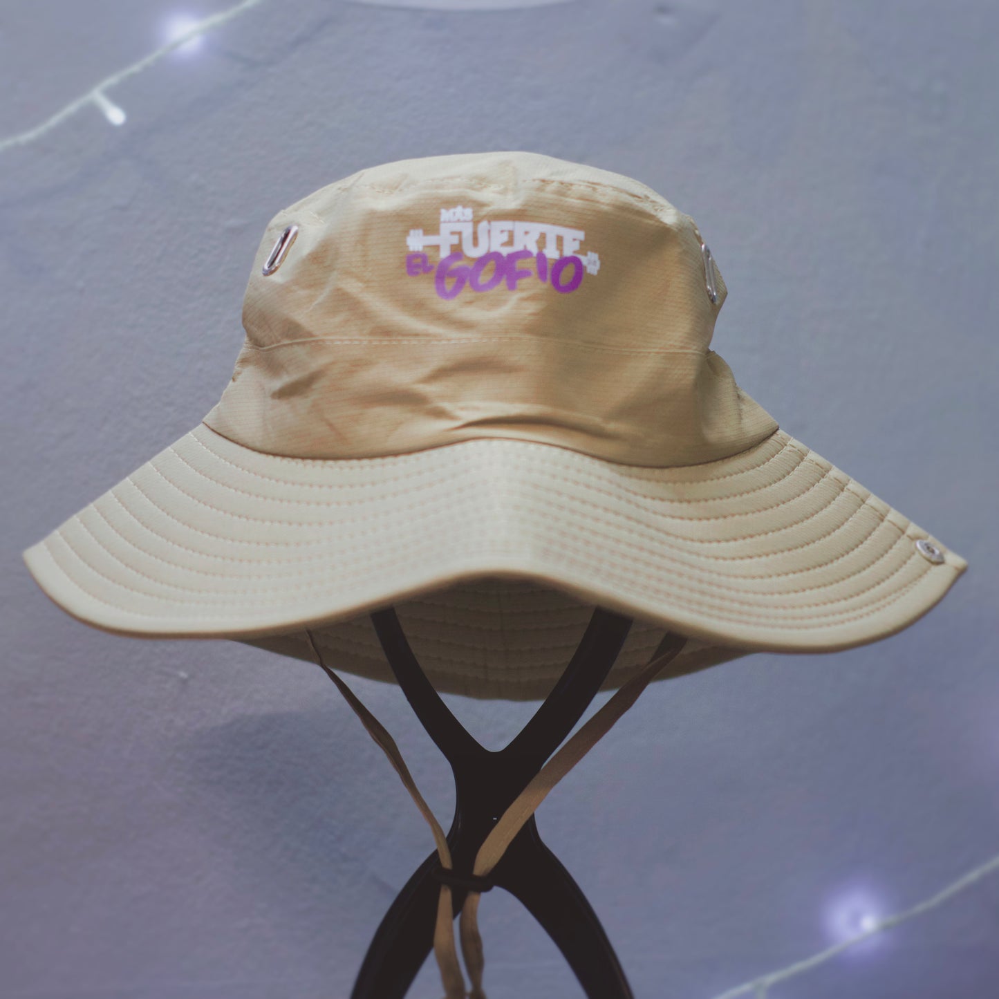 Gorro Beige "Más Fuerte que el Gofio"