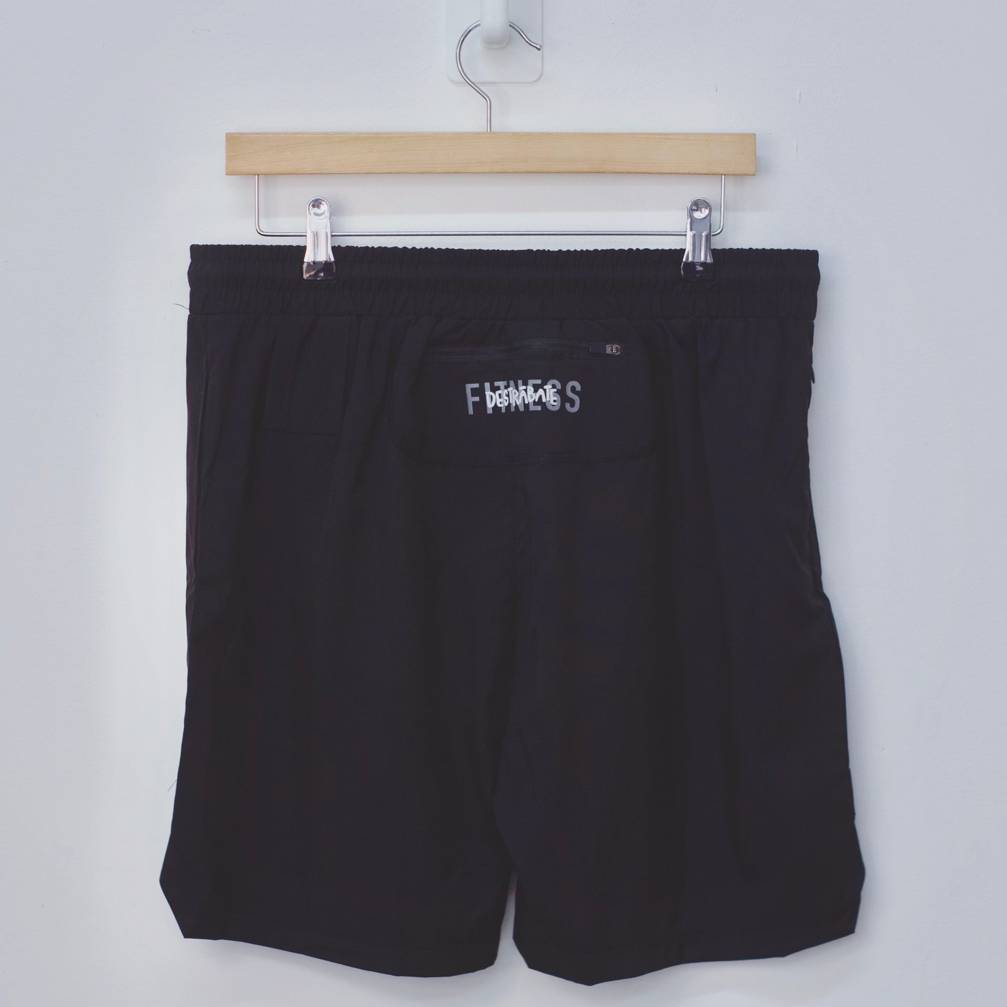PD Pantalón Corto Deportivo Negro Talla L