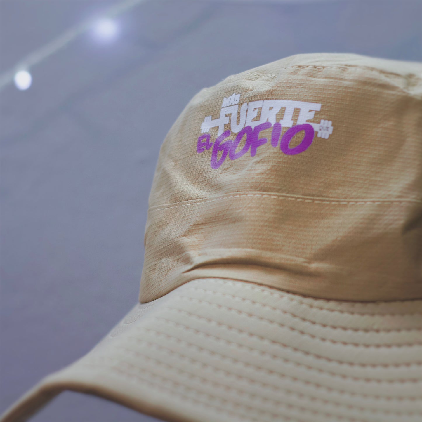 Gorro Beige "Más Fuerte que el Gofio"