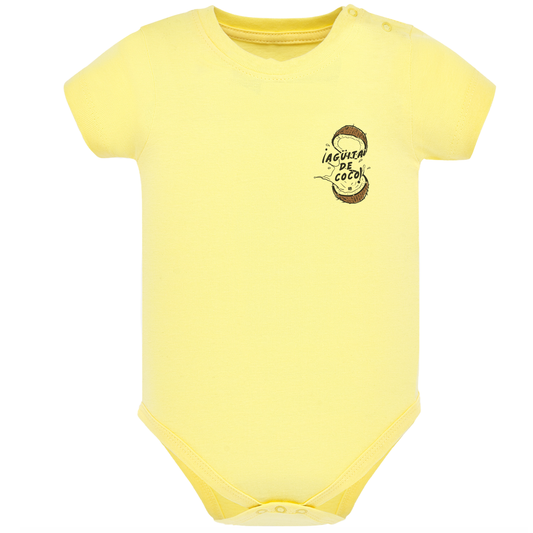 Body de bebé Rosa ¨Agüita de coco¨ Opción 2
