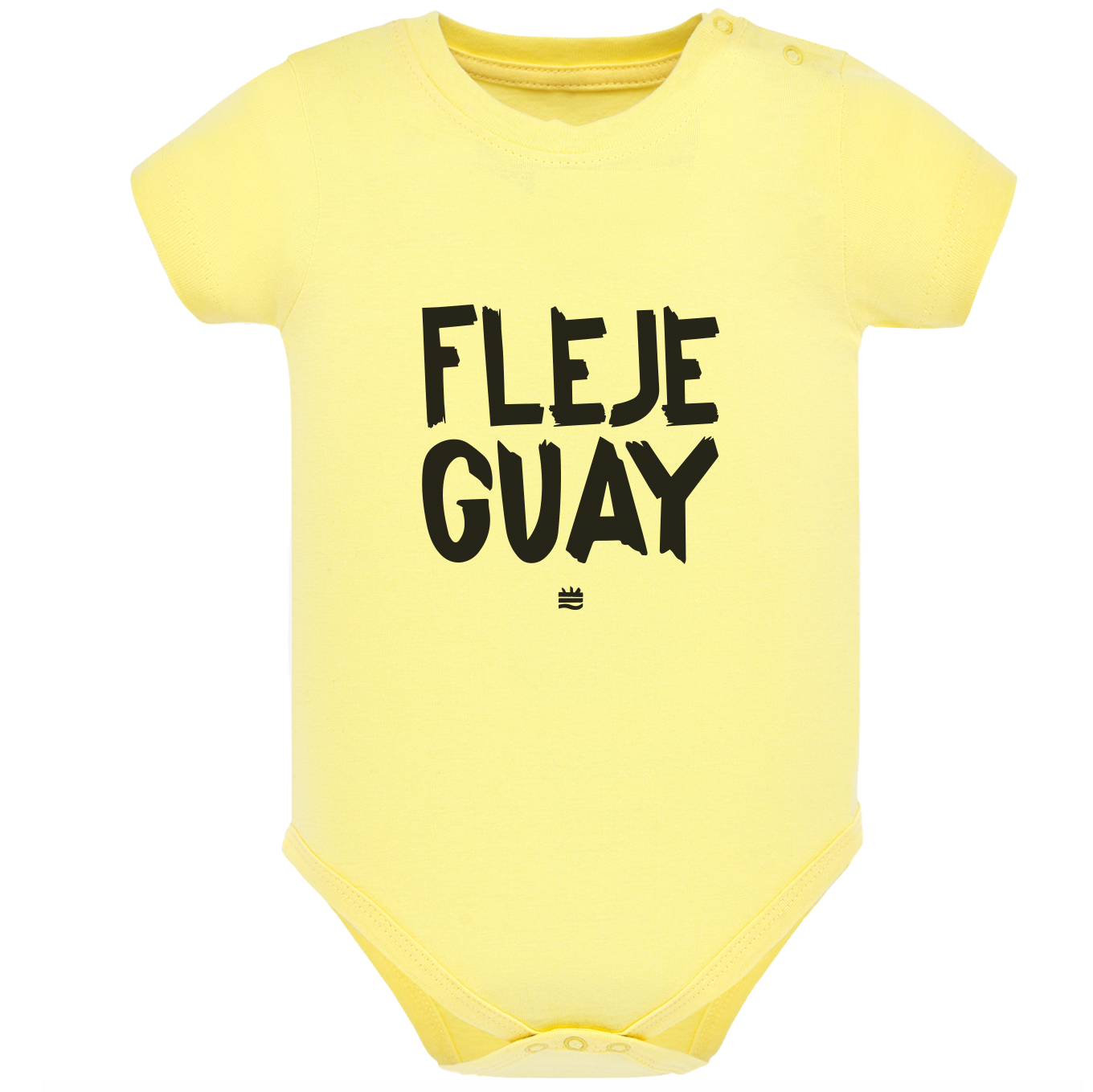 Body de bebé Amarillo ¨Fleje guay¨