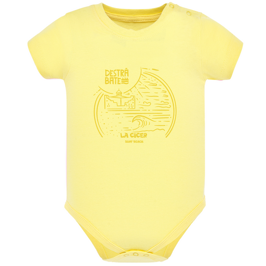 Body de bebé Amarillo ¨La Cicer¨ Opción 2