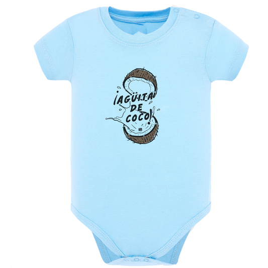 Body de bebé Azul ¨Agüita de coco¨