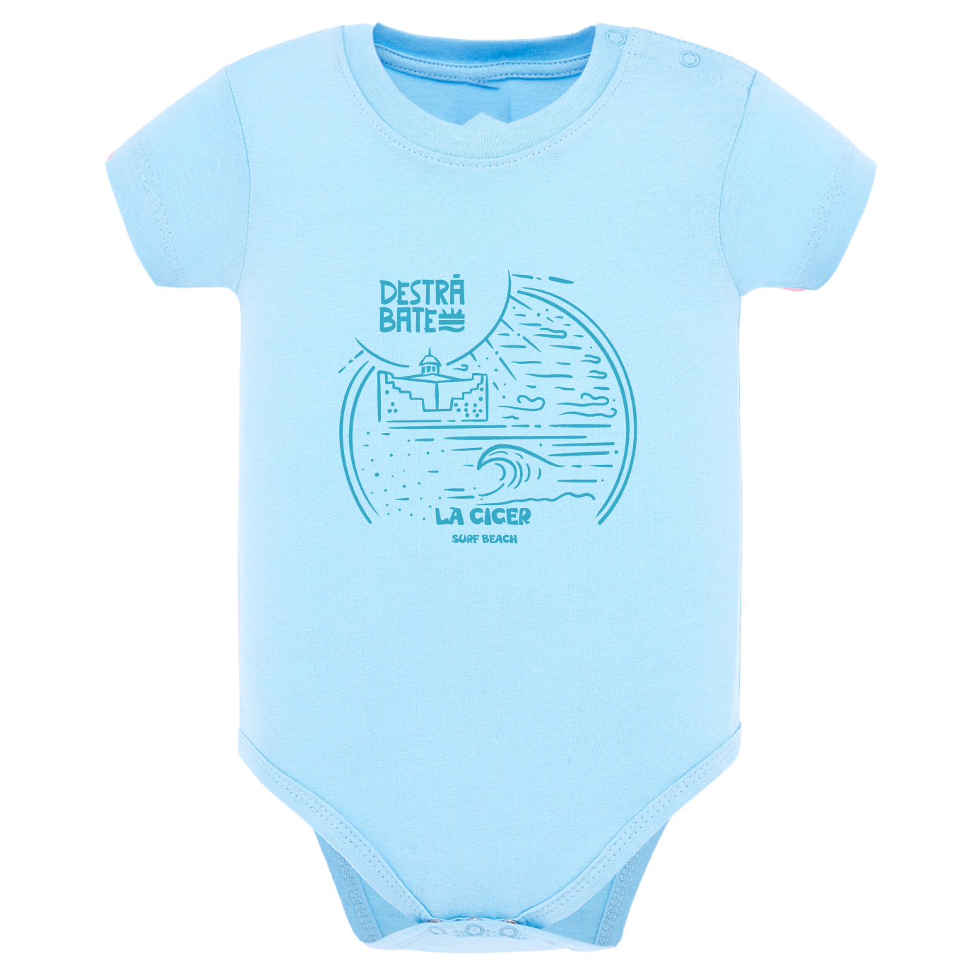 Body de bebé Azul ¨La Cicer¨ Opción 2