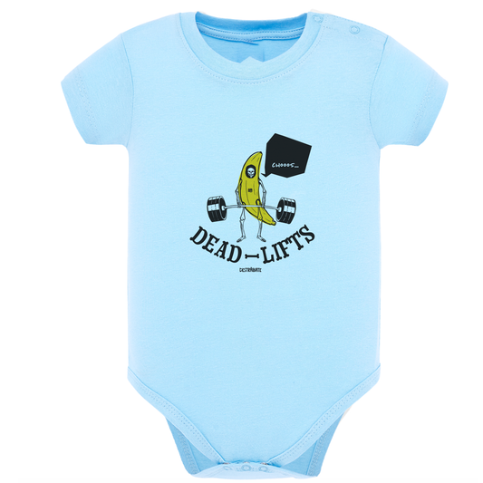 Body de bebé Azul ¨Choss, peso muerto¨