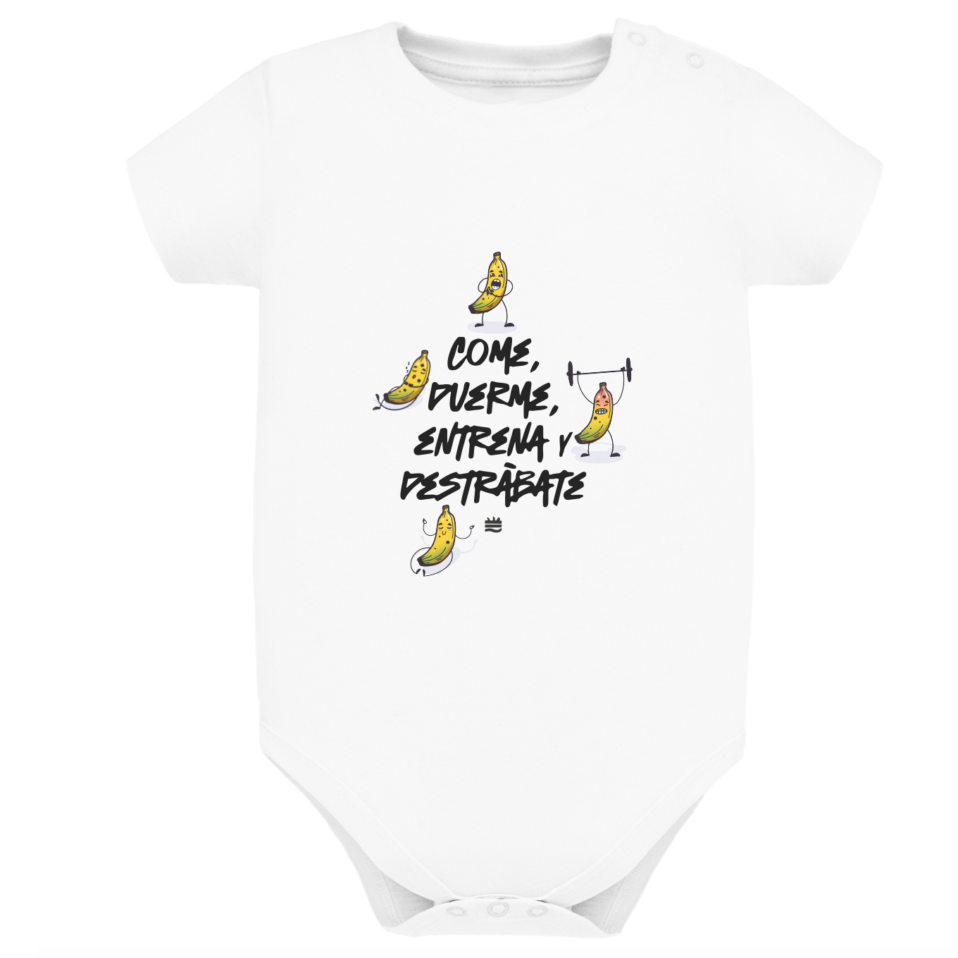 Body de bebé BL ¨Come, duerme, entrena, destrábate¨
