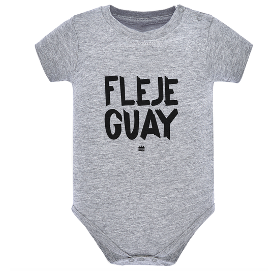 Body de bebé Gris ¨Fleje guay¨