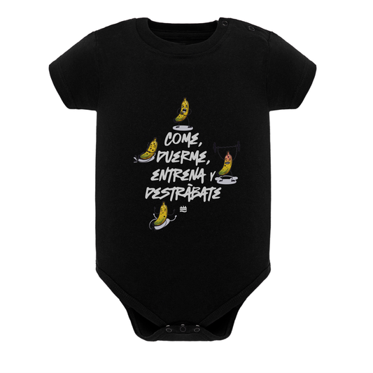 Body de bebé NG ¨Come, duerme, entrena, destrábate¨