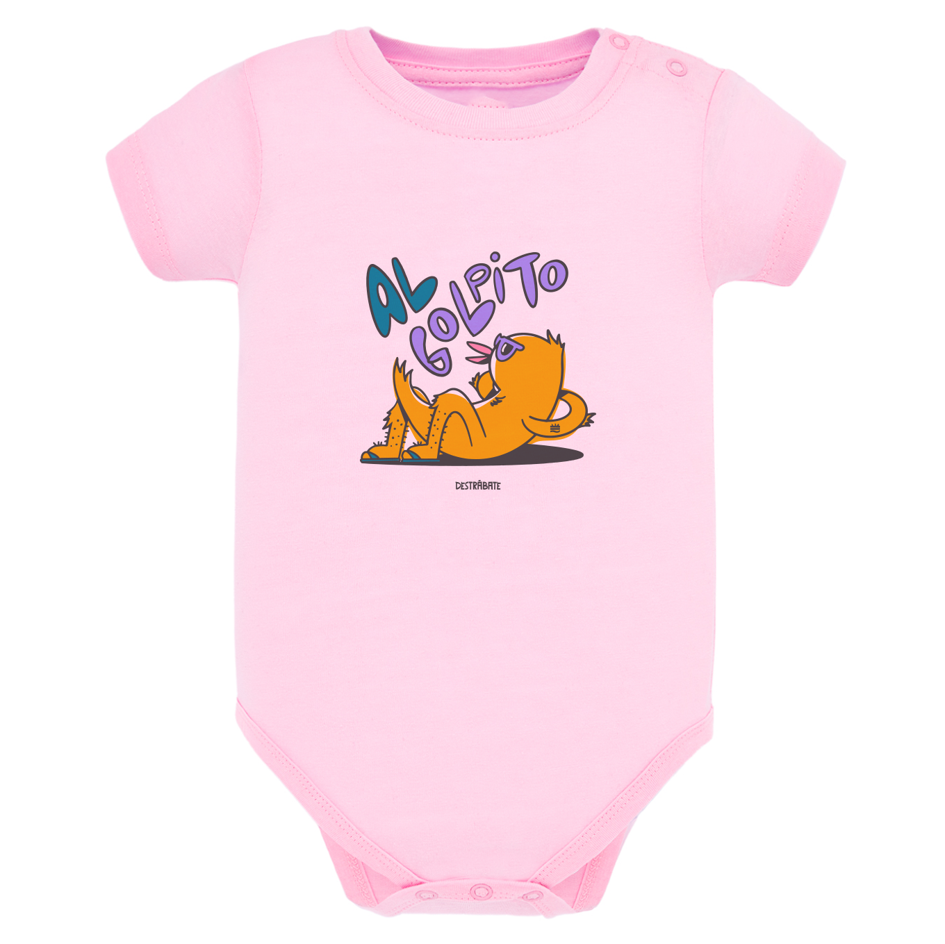 Body de bebé Rosa ¨Al golpito¨
