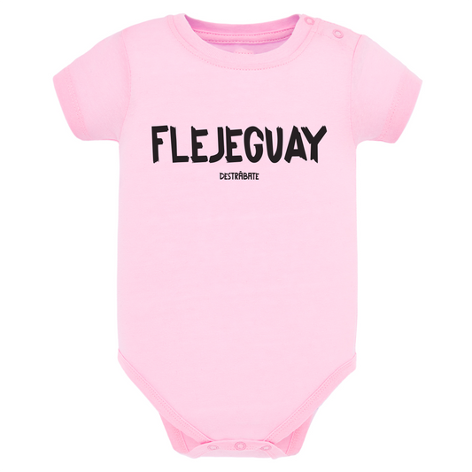 Body de bebé Rosa ¨Fleje guay¨ Opción 2