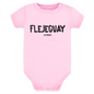 Body de bebé Rosa ¨Fleje guay¨ Opción 2