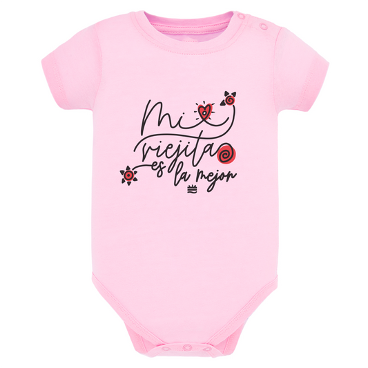 Body de bebé Rosa ¨Mi viejita¨
