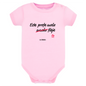 Body de bebé Rosa ¨Este profe, mola fleje"