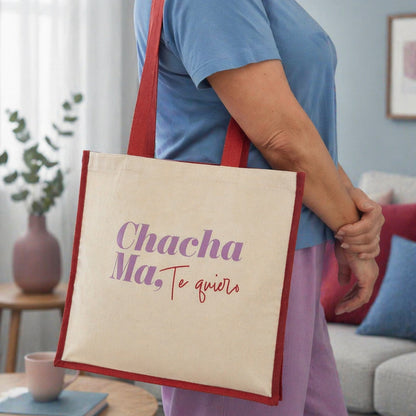 Bolso ¨Chacha Ma, Te quiero" Rojo
