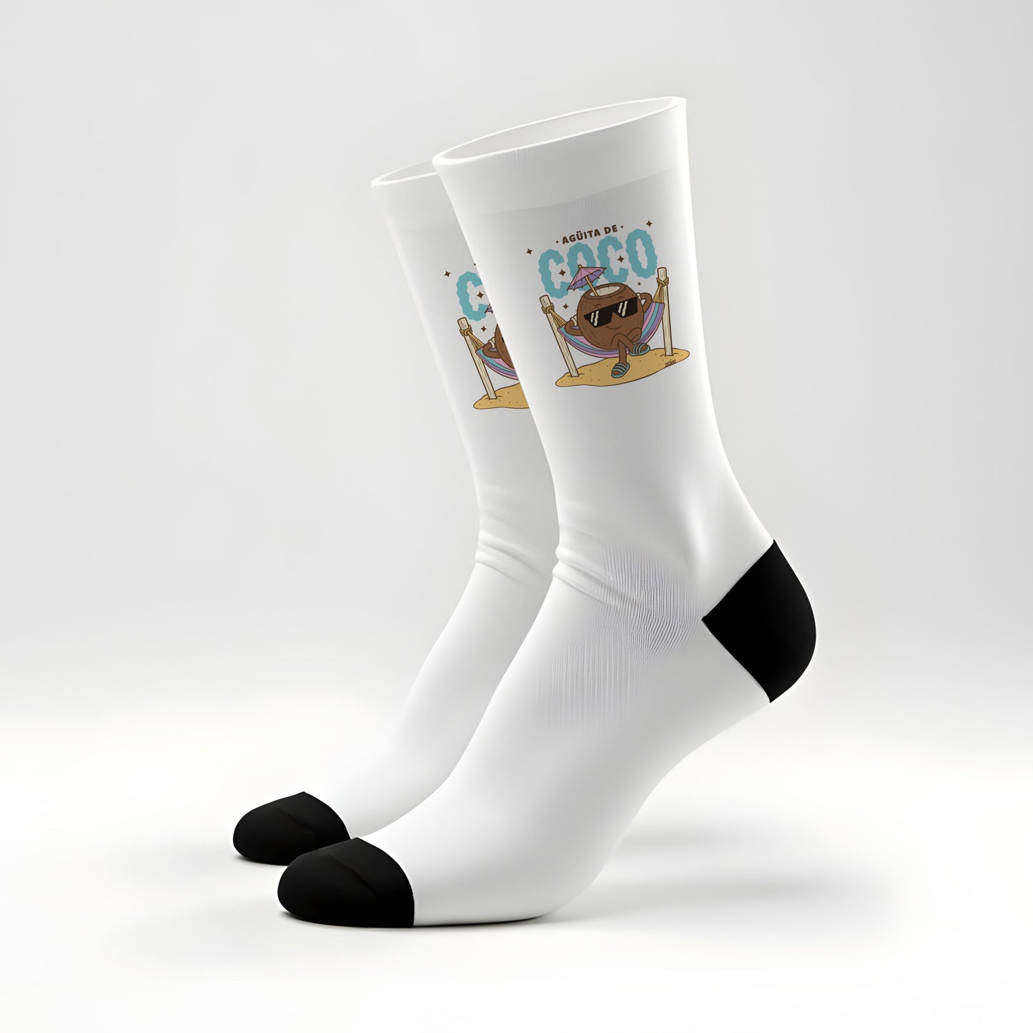 Calcetines "Agüita de coco" Nuevo