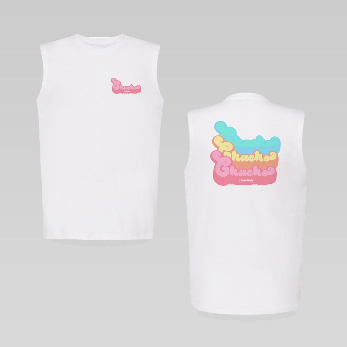 Camiseta regular BL sin manga "Chacho-Chacha" Opción 3