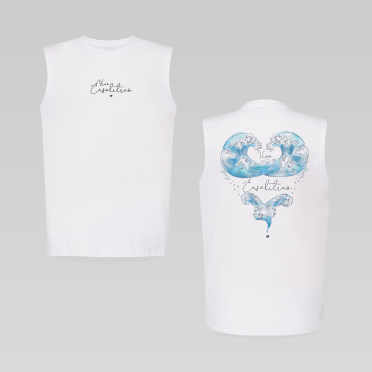 Camiseta regular BL sin manga "Vivo ensalitrao"