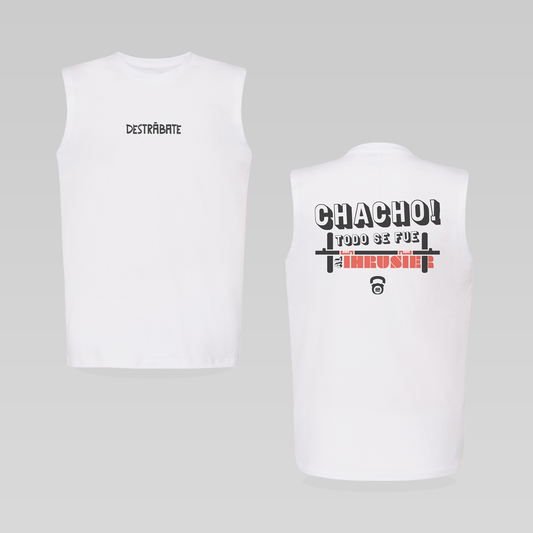 Camiseta regular BL sin manga "Chacho! Todo se fue al Thruster"