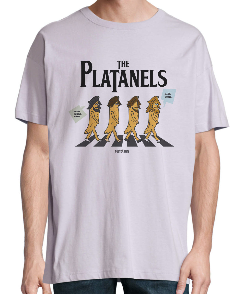 Camiseta Oversize ¨The Platanels¨ Unisex Violeta