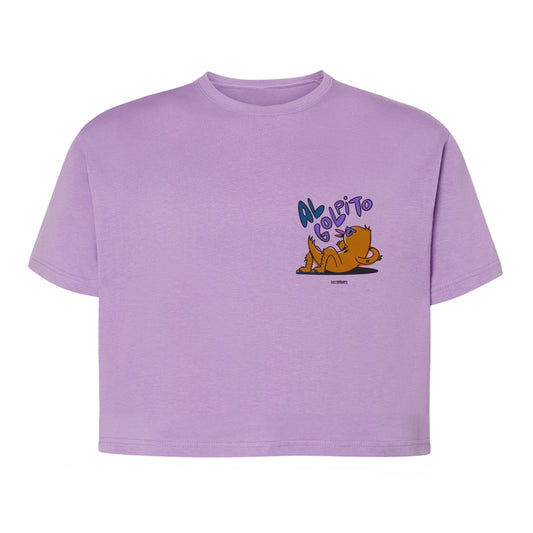 Crop Top Violeta "Al golpito"