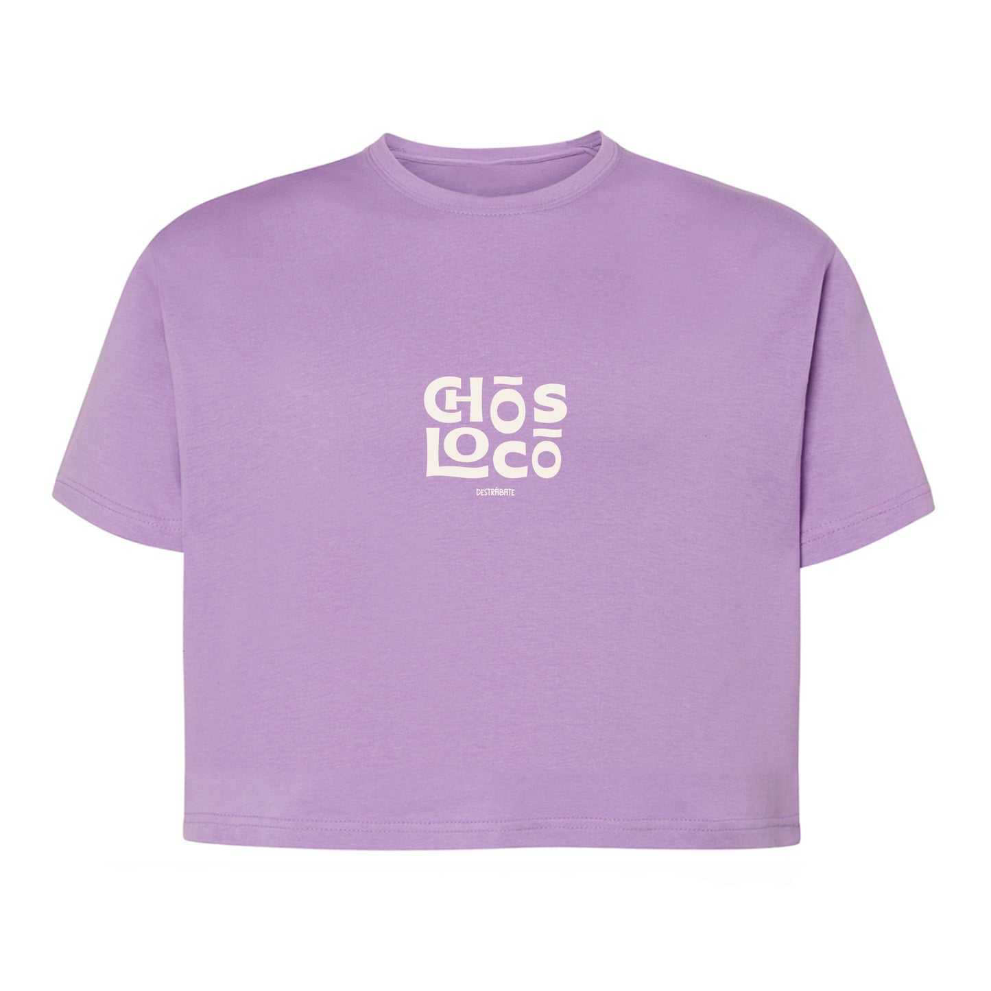 Crop Top Violeta "Chos loco"