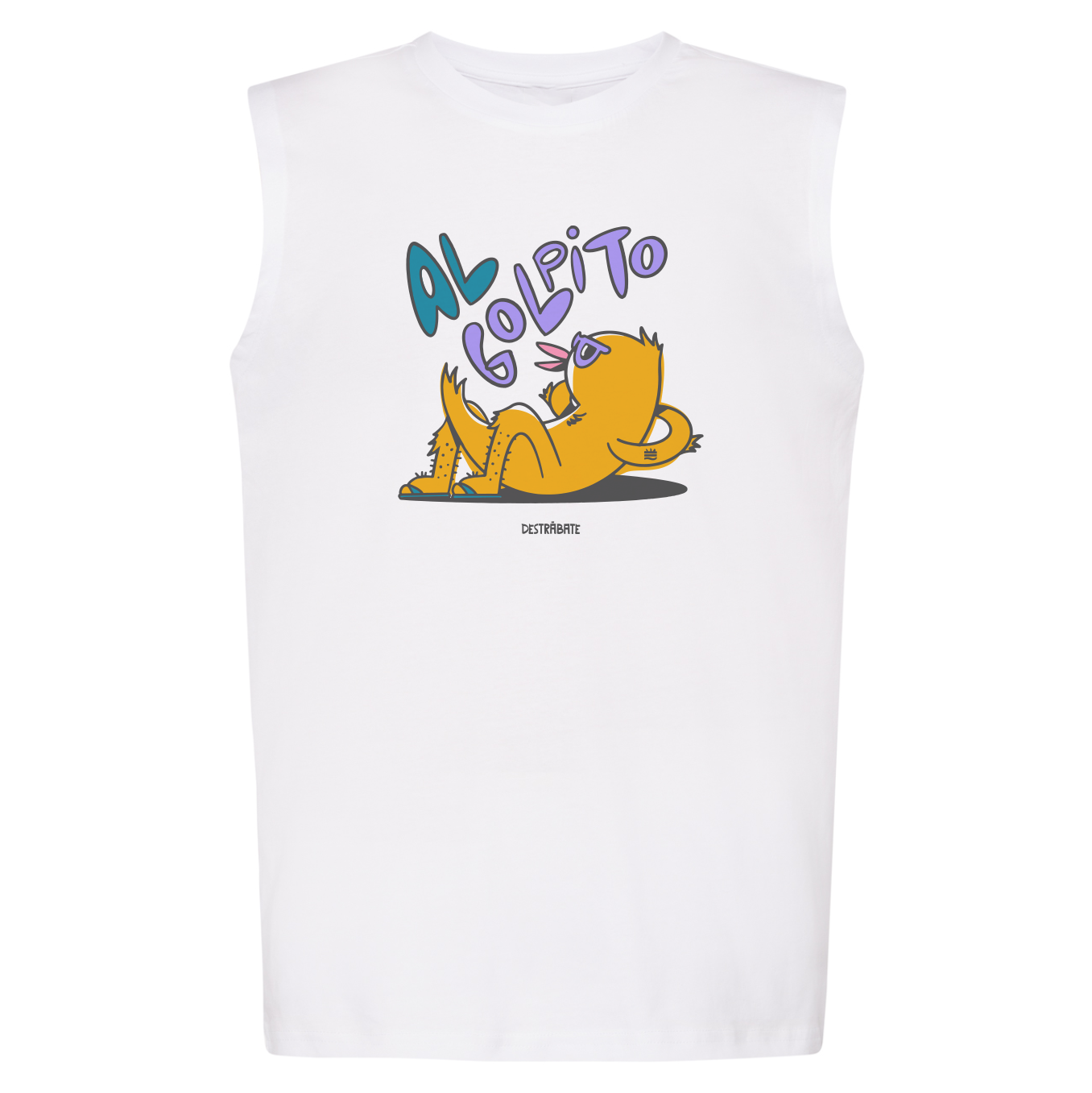 Camiseta regular BL sin manga "Algolpito"
