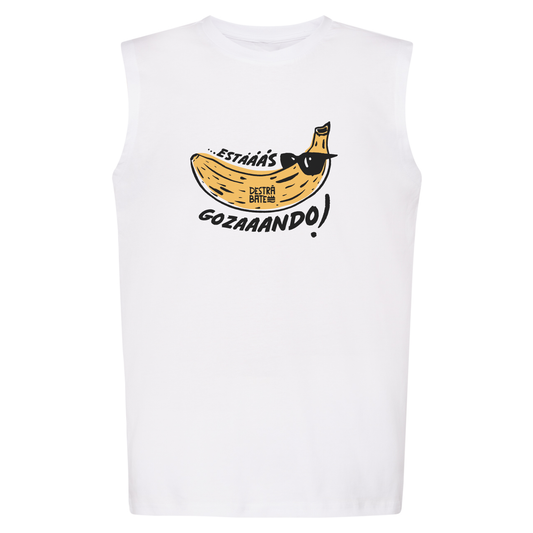 Camiseta regular BL sin manga "Gozando"