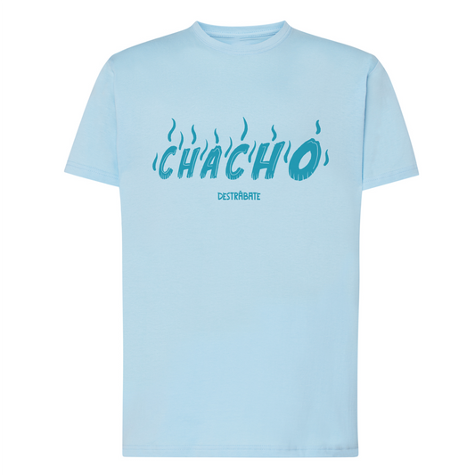 Camiseta corte regular celeste "Chacho" Opción 2