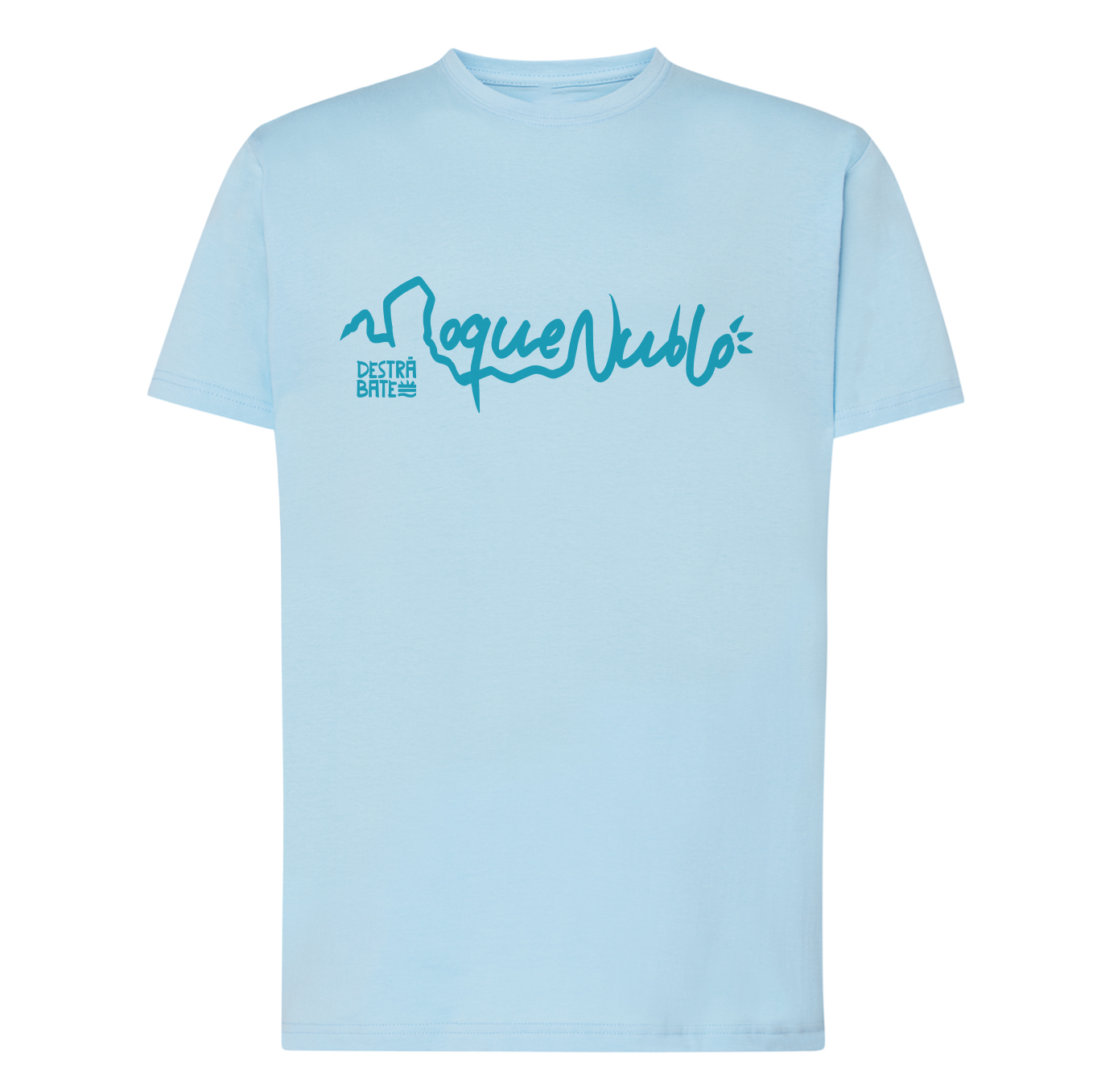 Camiseta corte regular celeste "Roque Nublo" Opción 2