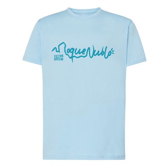 Camiseta corte regular celeste "Roque Nublo" Opción 2