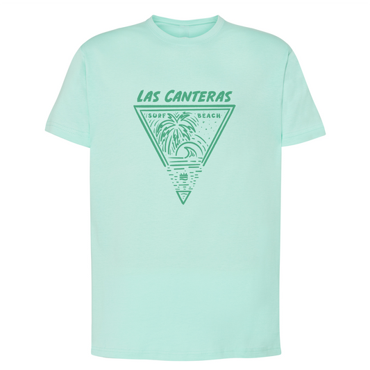 Camiseta corte regular verde claro ''Las Canteras" Opción 2