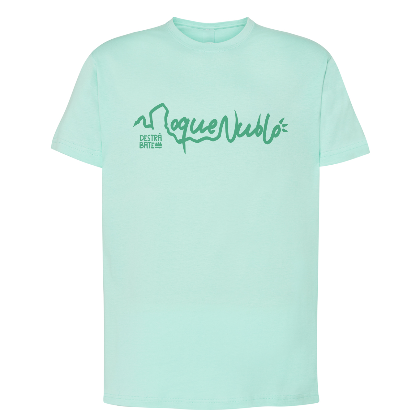 Camiseta corte regular verde claro ''Roque Nublo" Opción 2