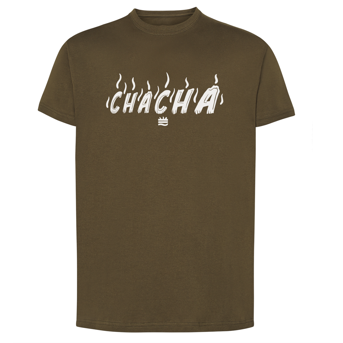 Camiseta corte regular verde militar ''Chacha"