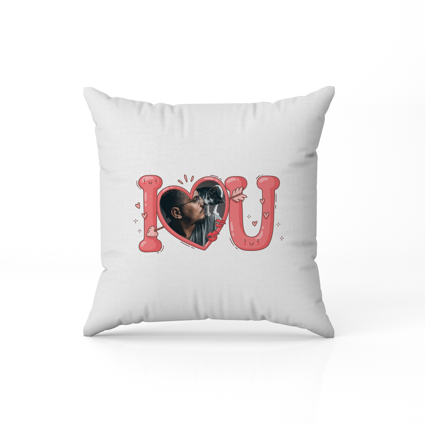 Personaliza tu cojín ILOVEU con tu foto