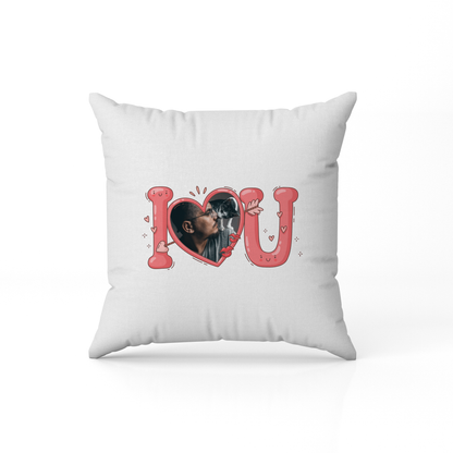 Personaliza tu cojín ILOVEU con tu foto