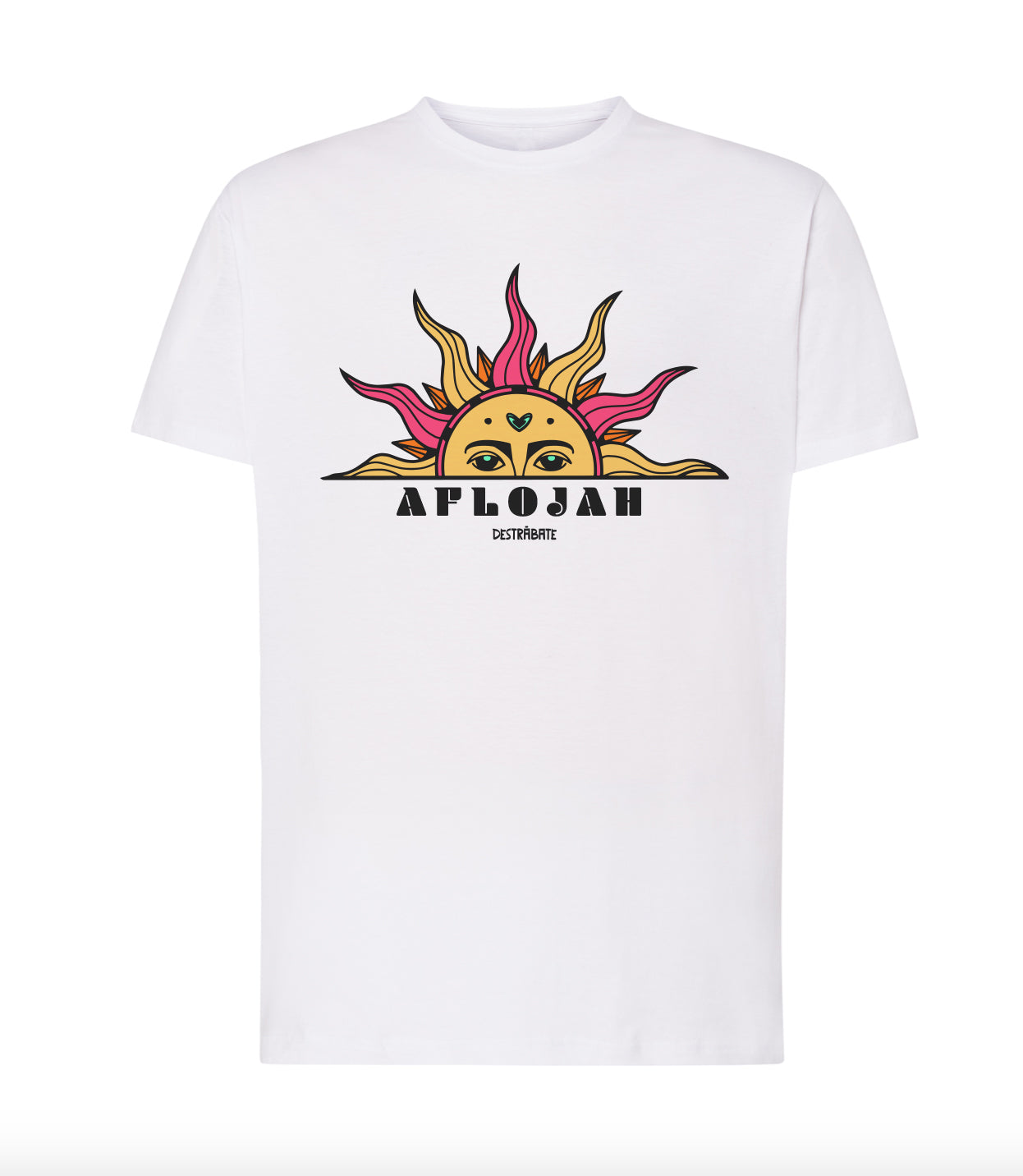 Camiseta regular blanca ''Aflojah''