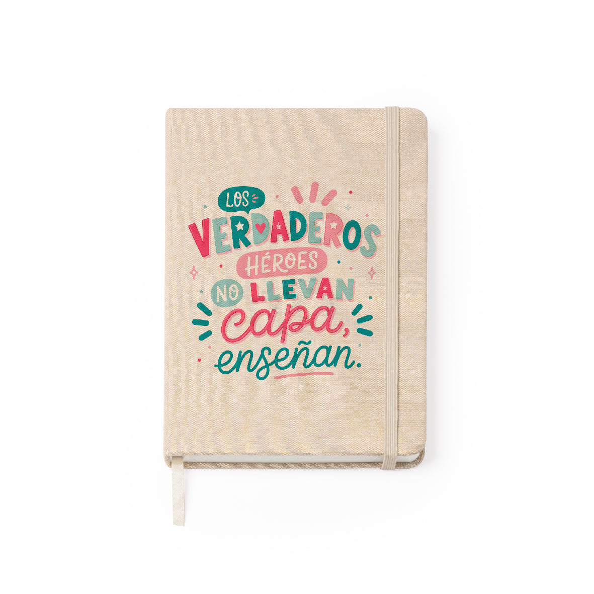 Libreta "Héroes que enseñan"
