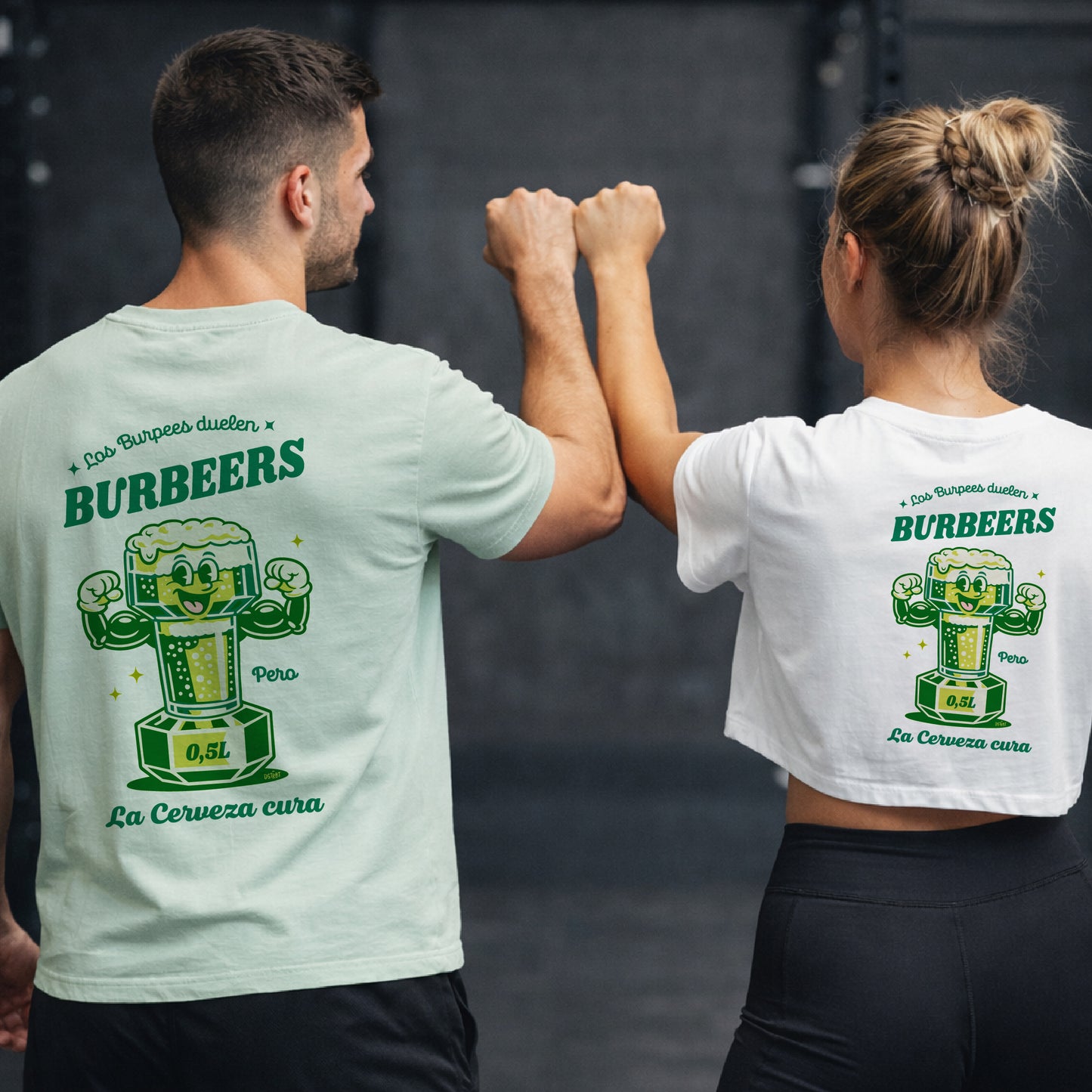 Camiseta Verde Claro Regular "Burbeers"