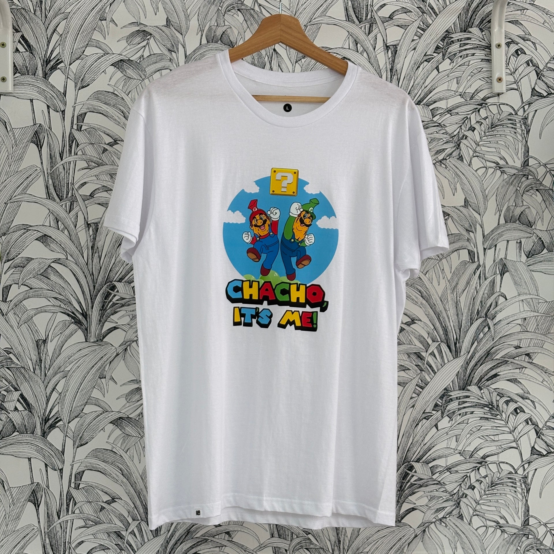Camiseta Talla L bl ''Chacho, it's me''
