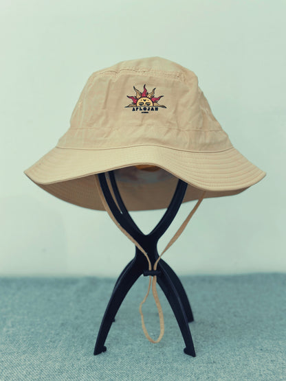 Gorro Cuerda Beige Ala corta "Aflojah"