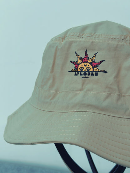 Gorro Cuerda Beige Ala corta "Aflojah"